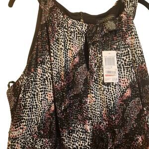 Grace Elements Halter Dress Women's 3x Pink White Black NWT